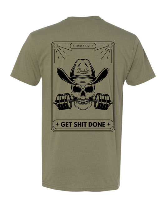 Short Sleeve "Get Shit Done" Tarot Card